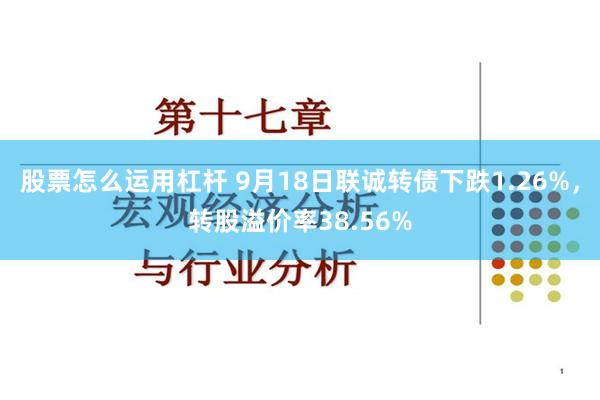 股票怎么运用杠杆 9月18日联诚转债下跌1.26%，转股溢价率38.56%