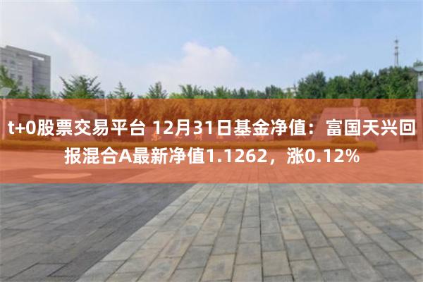 t+0股票交易平台 12月31日基金净值：富国天兴回报混合A最新净值1.1262，涨0.12%